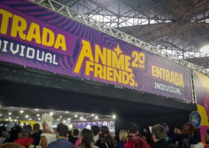 Lineup completo do Anime Friends 2025 mostrando atrações musicais e áreas temáticas expandidas