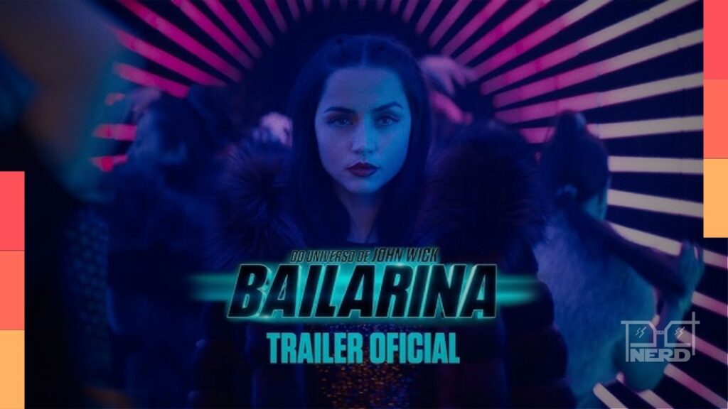 Capa do filme Bailarina, derivado de John Wick indicando o novo Teaser