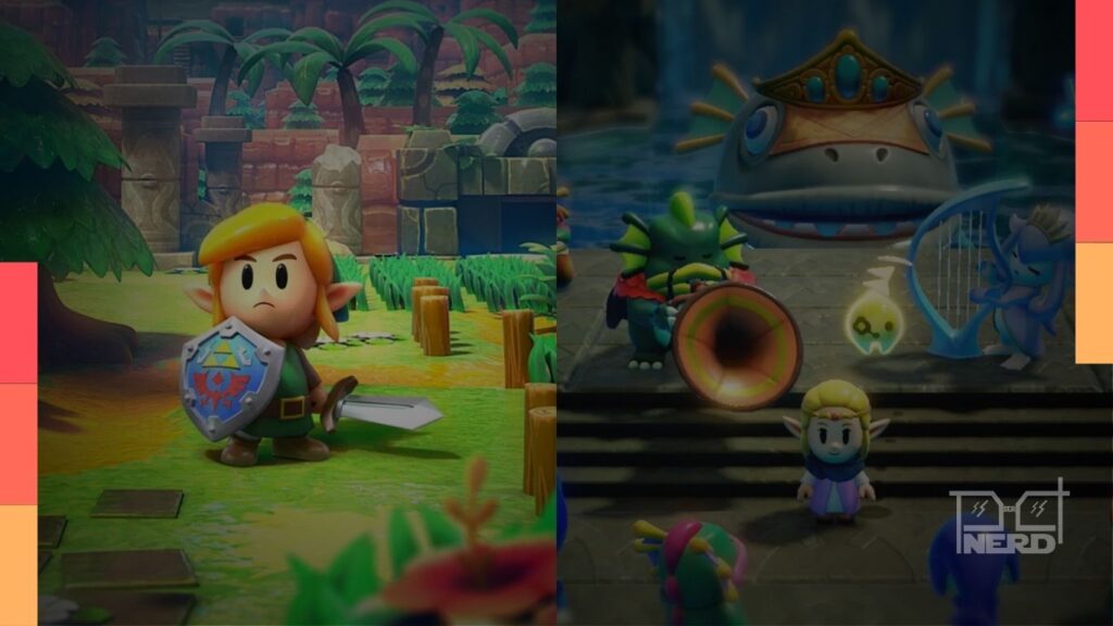 Combo com jogos clássicos de The Legend of Zelda em destaque