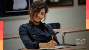 Zendaya em diferentes papéis de filmes e séries