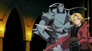Ilustração de Edward e Alphonse Elric com destaque para novidade do mês