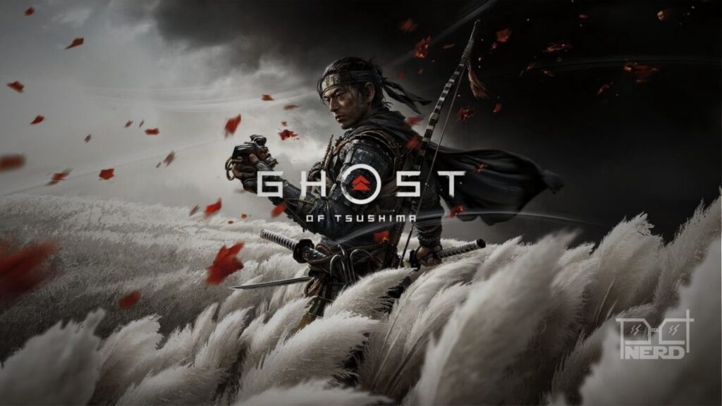 Arte promocional do anime Ghost of Tsushima: Legends com guerreiros samurais em ação