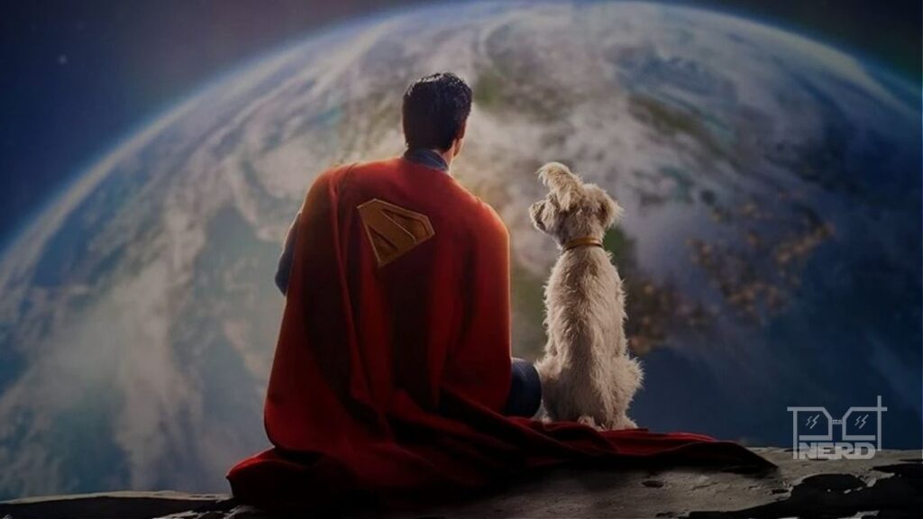 Imagem promocional com heróis da DC em destaque para os lançamentos de 2025 e 2026