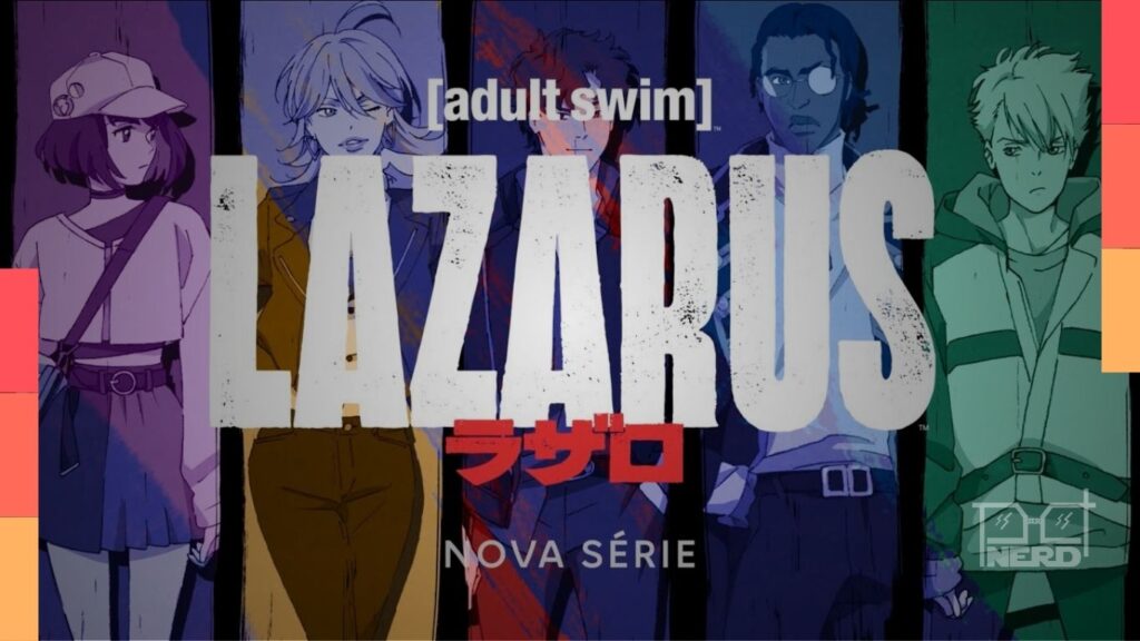 Cena de abertura do anime Lazarus , do mesmo criador de Cowboy Bebop