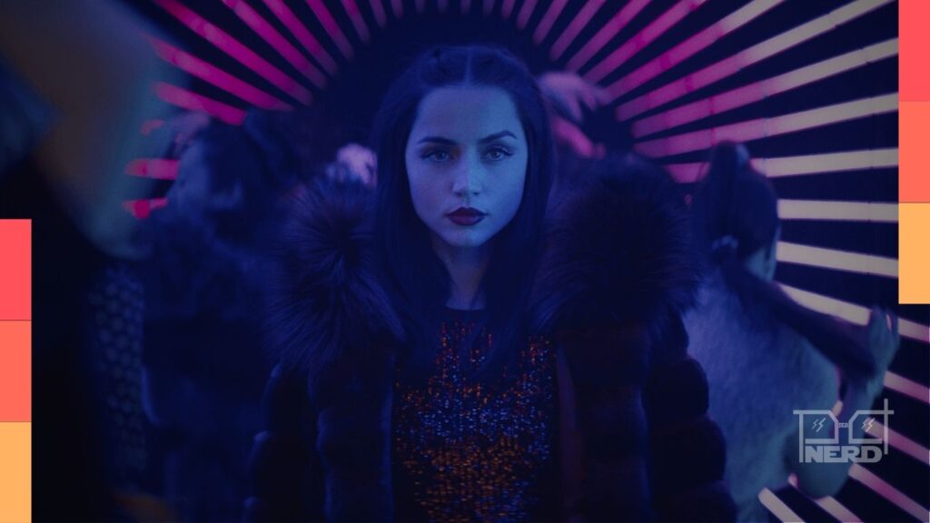 Ana de Armas como Eve Macarro em pôster oficial de Bailarina, derivado de John Wick