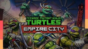 As Tartarugas Ninja em ação no jogo VR Teenage Mutant Ninja Turtles: Empire City