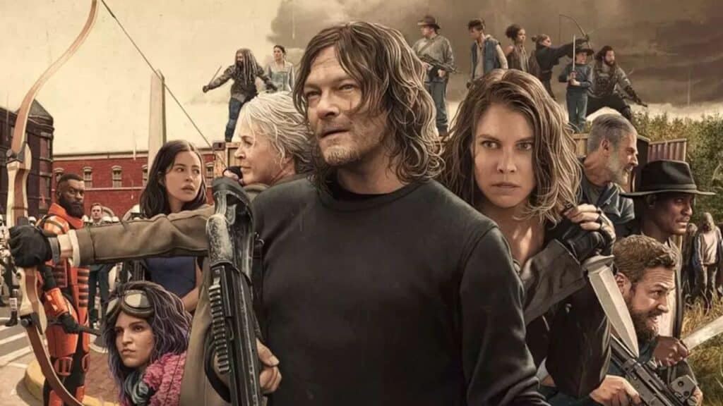 Séries e filmes com zumbis em ação, incluindo cenas de apocalipse e sobrevivência