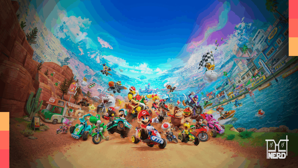 Mario Kart World atualizado: Novo modo online e personagens