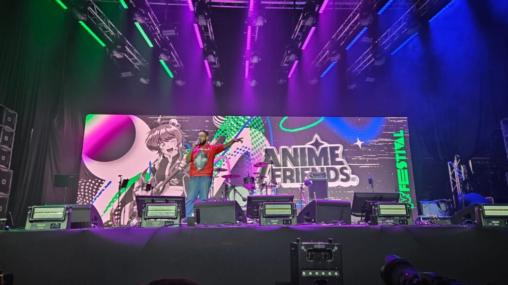 Palco Af Festival onde rolou os principais shows do Anime Friends 2025
