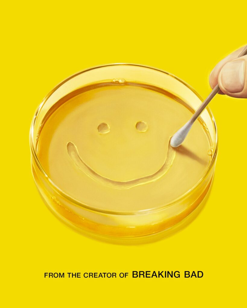 Arte de divulgação do autor de breaking Bad sobre nova série