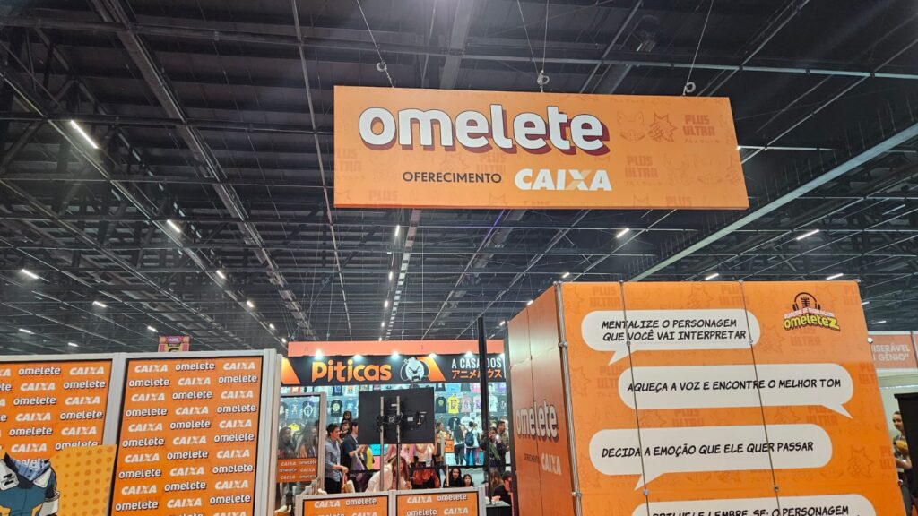 Estande Academia de Dublagem do Omelete no Anime Friends 2025