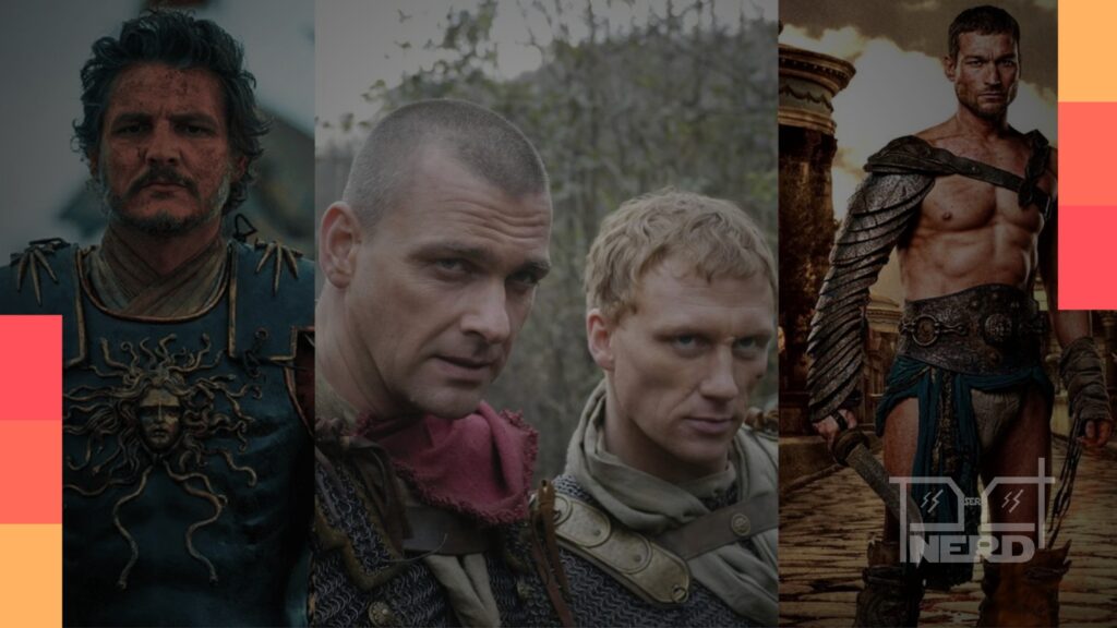 Legionário romano fazendo facepalm diante de cenas anacrônicas em filmes e séries sobre o Império Romano