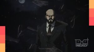 Ilustração estilo anime mostrando Lula, Trump e Bolsonaro com um caderno Tax Note e efeitos dramáticos de economia