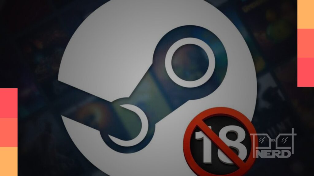 Tela da Steam solicitando comprovação de maioridade