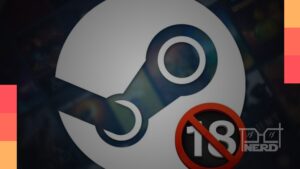 Tela da Steam solicitando comprovação de maioridade