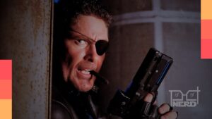 David Hasselhoff interpretando Nick Fury