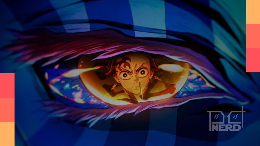 Poster do filme Demon Slayer Kimetsu no Yaiba: Castelo Infinito destacando o trailer dublado