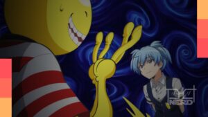 Visual promocional do filme anime Assassination Classroom the Movie