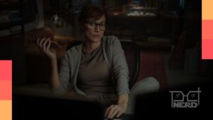 Jessica Chastain em evento sobre séries