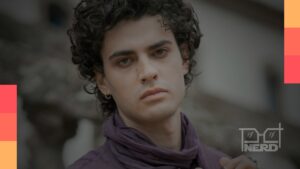 Pedro Alves interpretando o vampiro Michel na série Vermelho Sangue