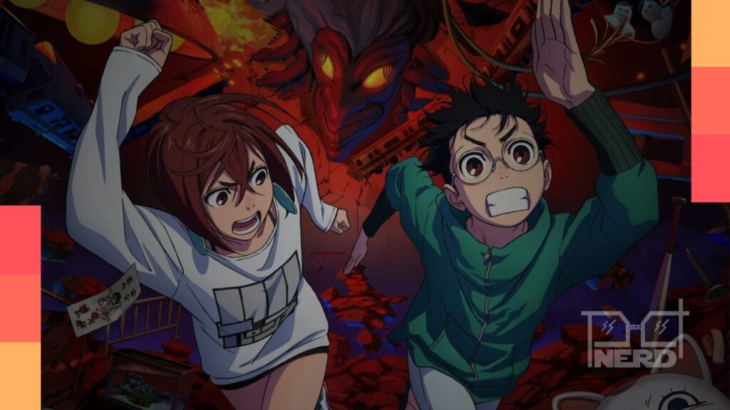 Imagem do anime Dan Da Dan, agora disponível no HBO Max.