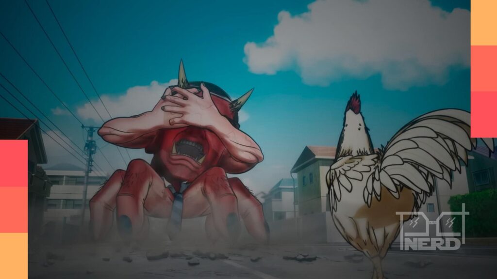 Cartaz promocional de Rooster Fighter mostrando o galo protagonista pronto para a batalha