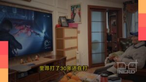 Yang Binglin, o Game Grandpa, aos 91 anos jogando Resident Evil Requiem com um caderno de anotações