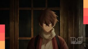 Cena do anime A Luz do Futuro da Kyoto Animation com atmosfera de futuro e eletricidade ao fundo