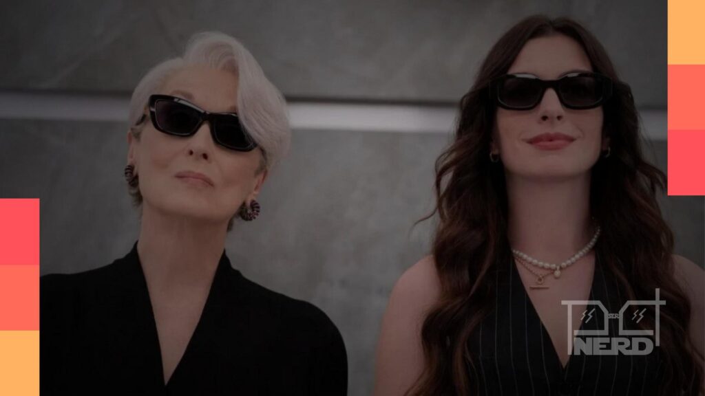 Anne Hathaway em bastidores de O Diabo Veste Prada 2 com exigência por modelos menos magrasalt