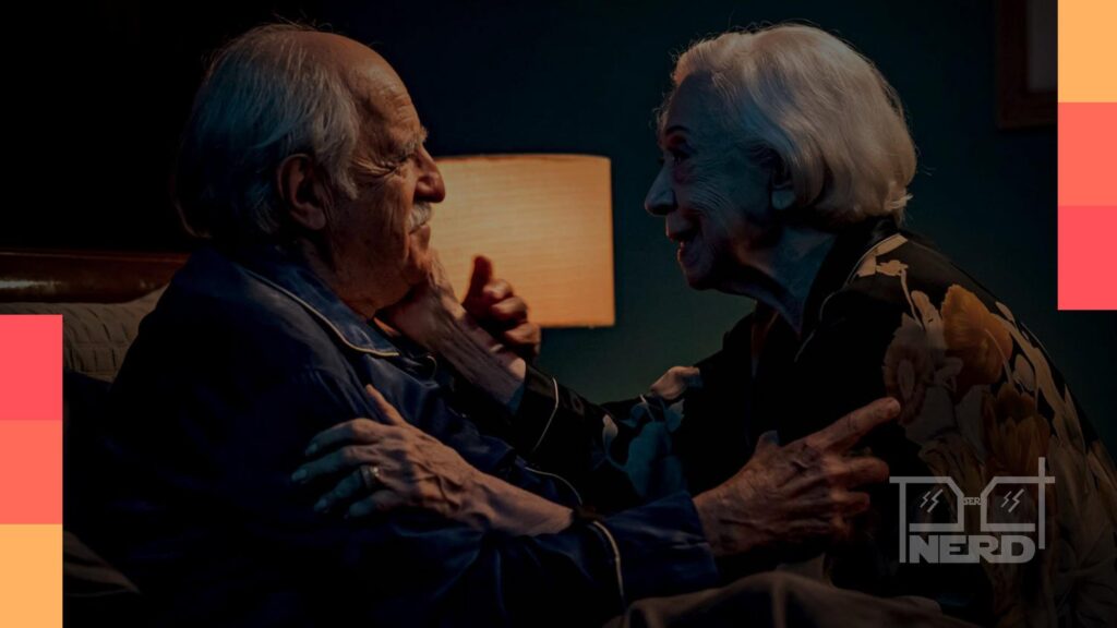 Fernanda Montenegro e elenco de Velhos Bandidos em cena, com clima de comédia nacionalalt