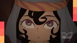 Ilustração promocional com a protagonista Sitara ao centro em cena do trailer de Jaadugar: A Witch in Mongolia