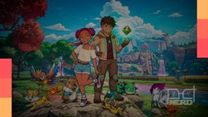 Capivara Lugh e onça-pintada em Lugh World, jogo brasileiro inspirado em Pokémon