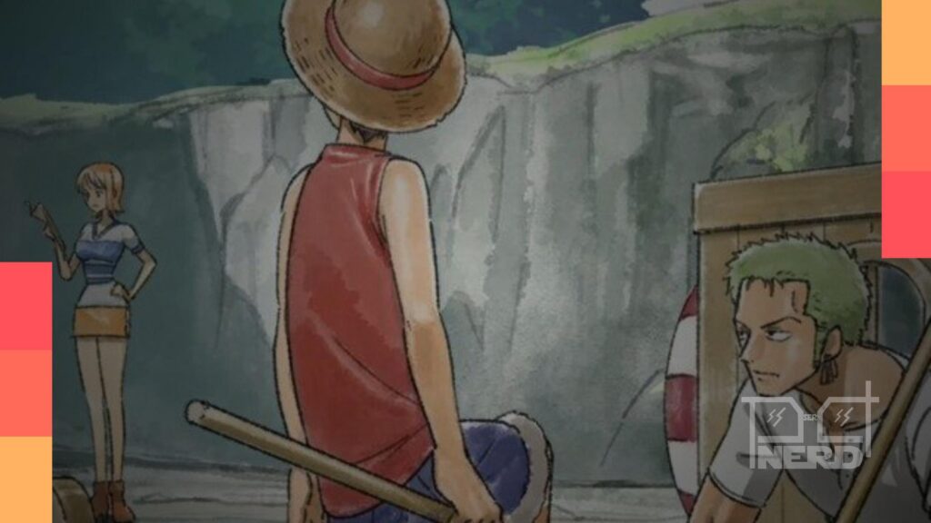 Ilustração do chapéu de palha de Luffy sugerindo o remake moderno de One Piece pela Wit Studio