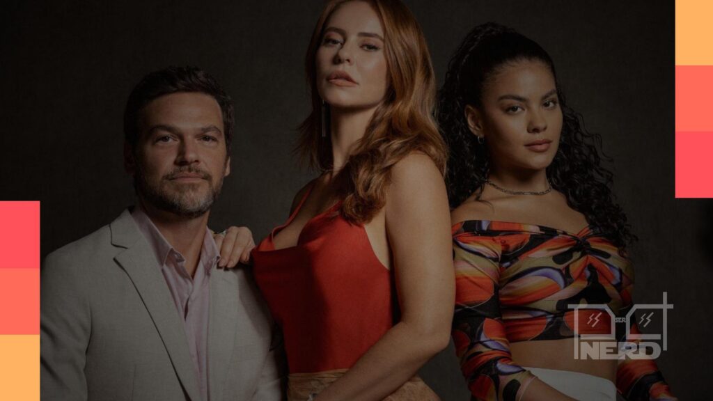 Foto de Paolla Oliveira e Bella Campos divulgando filme de suspense erótico na Netflixalt