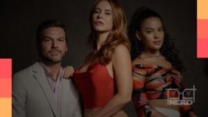 Foto de Paolla Oliveira e Bella Campos divulgando filme de suspense erótico na Netflixalt