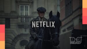 Cartaz promocional de Peaky Blinders: O Homem Imortal na Netflix com Tommy Shelby em destaquealt