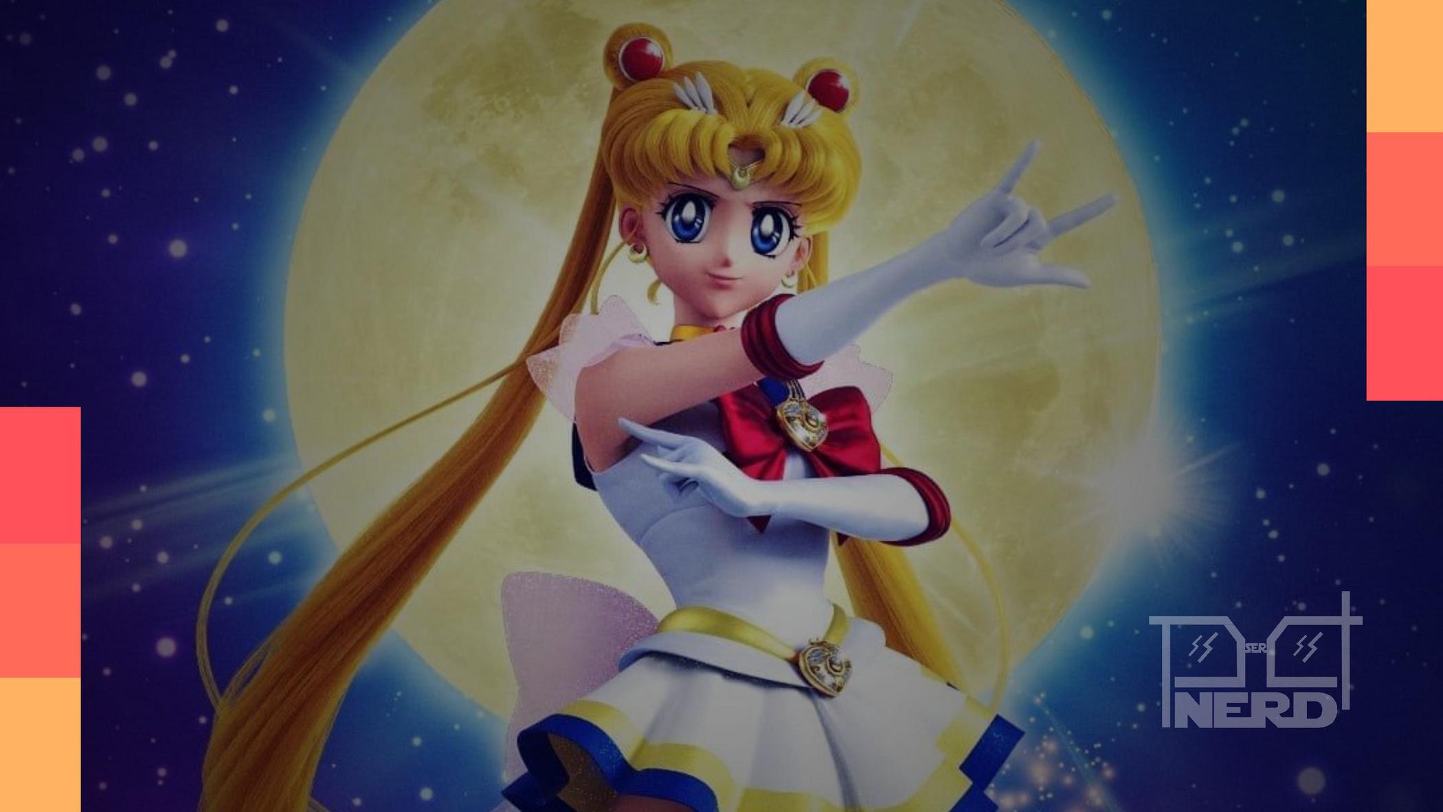 Ilustração promocional de Sailor Moon para o Fan Fest Nights 2026 com cenário do Palácio da Lua