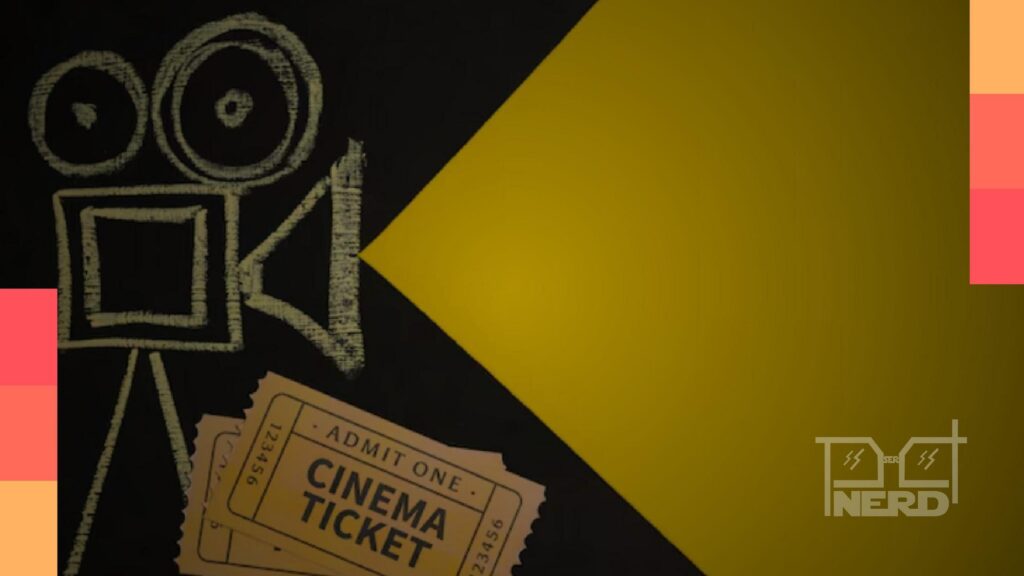 Ilustração com celular e pipoca ao lado de três telas com Virgin River, Invencível e Velhos Bandidosalt