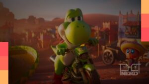 Ilustração com personagens de Super Mario Galaxy, clima de drama romântico e destaque para lançamentos em streamingalt