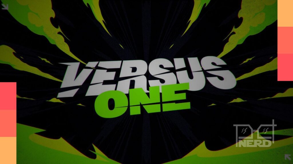 Jogadores competindo em um torneio de fighting games no evento Versus One, com foco em Fatal Fury: City of the Wolves