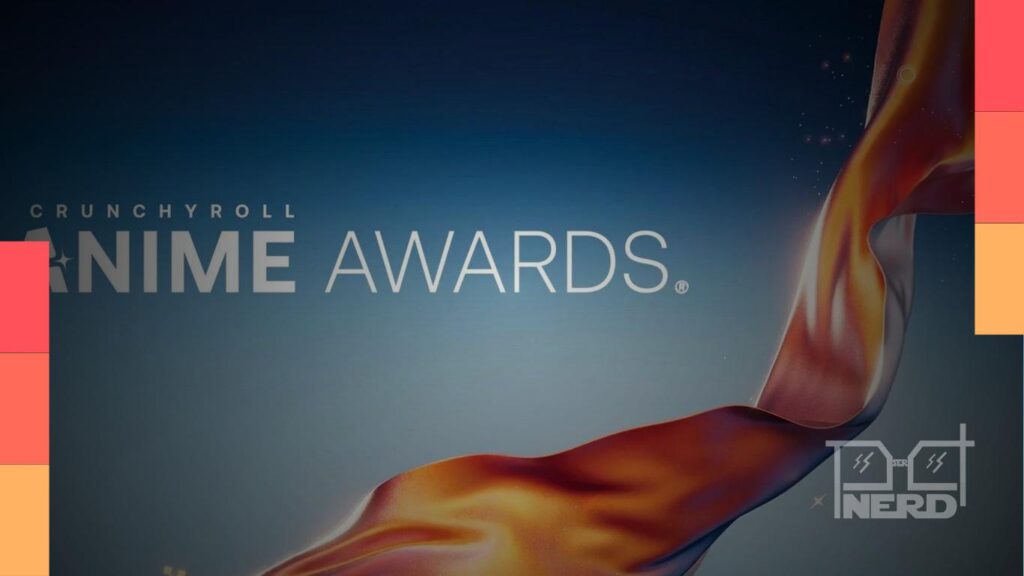 Ilustração com personagens e títulos indicados ao Anime Awards 2026, incluindo Dan Da Dan, Solo Leveling, My Hero Academia e Demon Slayer.