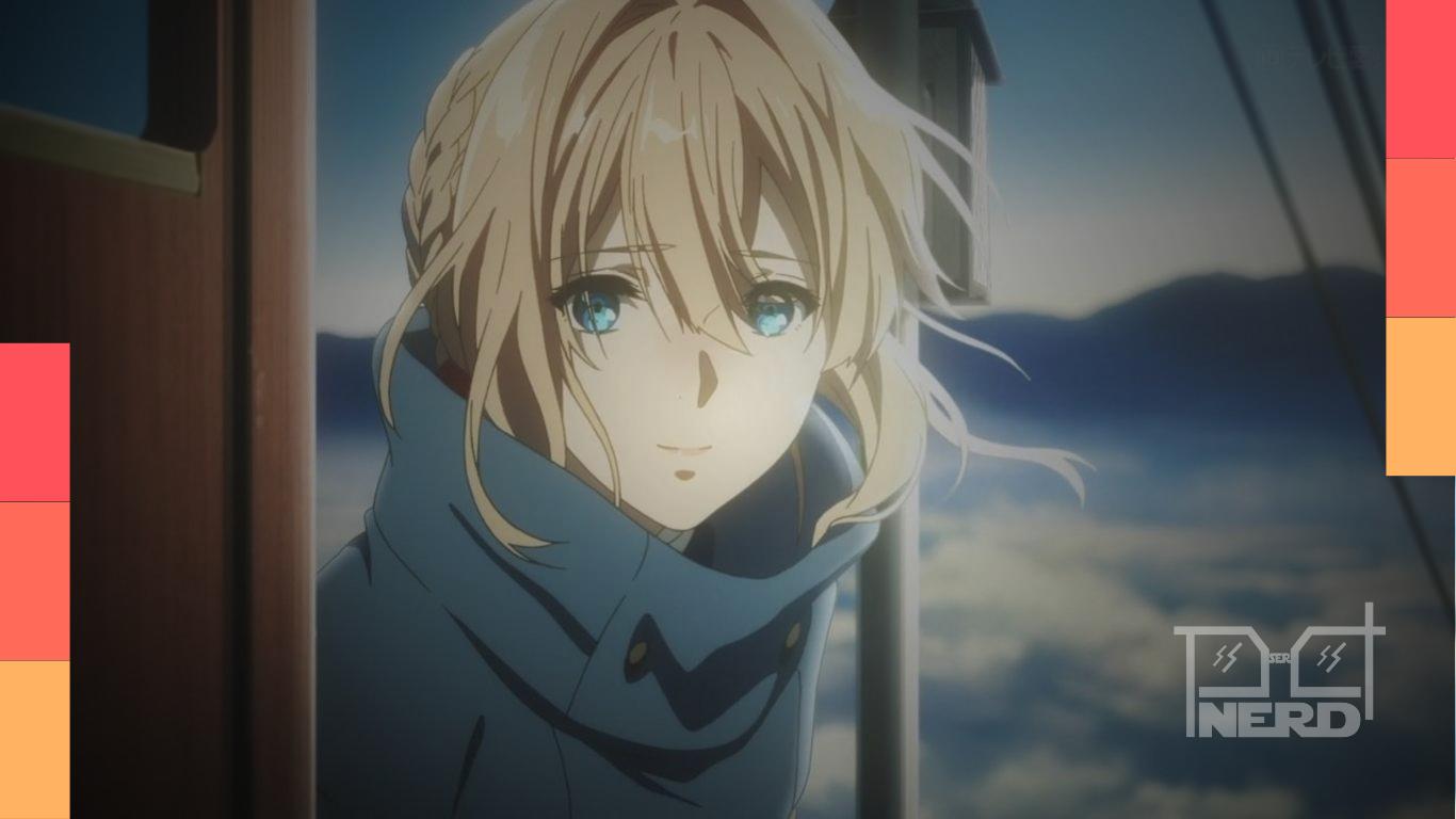 Personagens de Cowboy Bebop, Violet Evergarden e Death Note representando animes profundos com temas de vida, luto e justiça