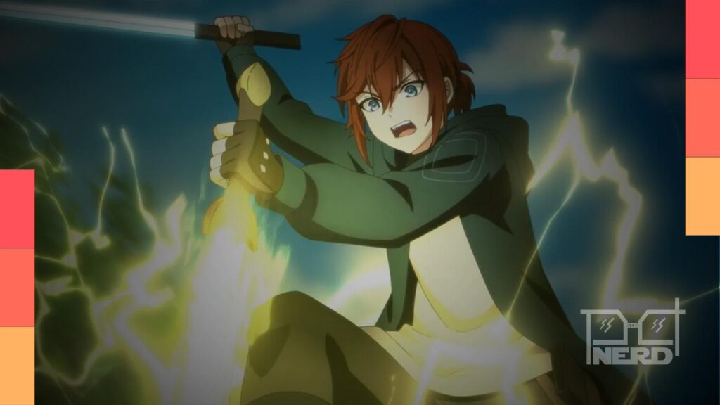 Cena de Arthur em The Beginning After the End com destaque para a dublagem brasileira da 2ª temporada na Crunchyroll