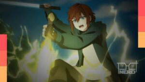 Cena de Arthur em The Beginning After the End com destaque para a dublagem brasileira da 2ª temporada na Crunchyroll