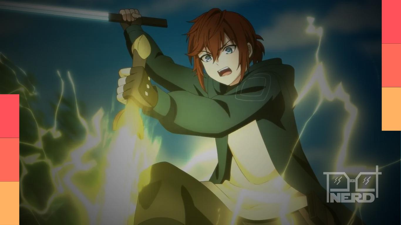 Cena de Arthur em The Beginning After the End com destaque para a dublagem brasileira da 2ª temporada na Crunchyroll