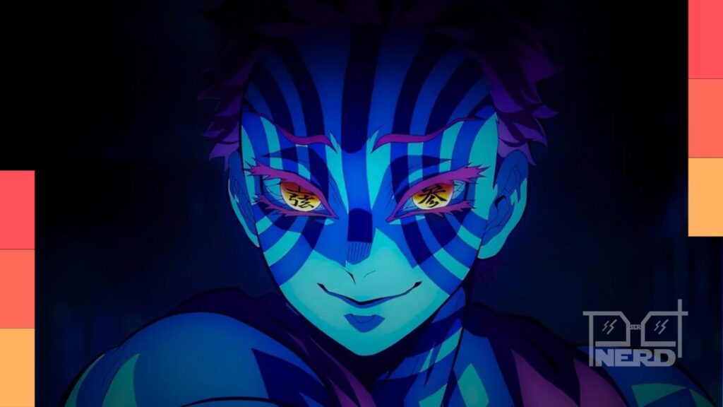 Cartaz de Demon Slayer: Castelo Infinito com Tanjiro e referência ao Castelo Infinito