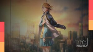 Cartaz do anime Dente-de-Leão (Dandelion) com temática de anjos e espíritos, anunciado para 16 de abril de 2026 na Netflix