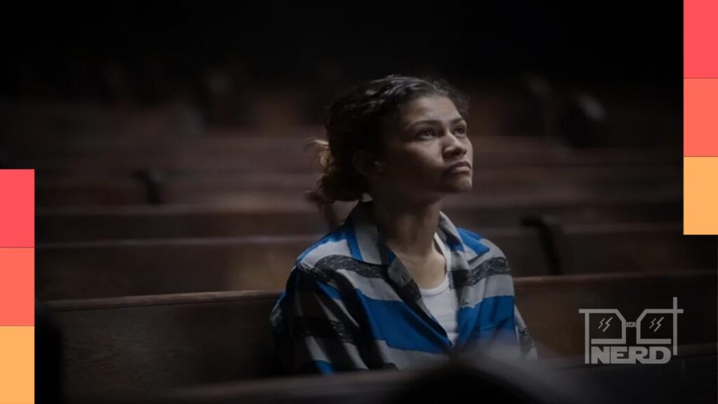 Chamada de estreias de filmes e séries com foco em O Drama e Euphoria, destacando lançamentos de 9/4 a 15/4.