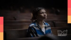 Chamada de estreias de filmes e séries com foco em O Drama e Euphoria, destacando lançamentos de 9/4 a 15/4.