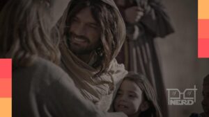 Imagem temática de Páscoa com destaque para filmes e séries sobre Jesus para assistiralt